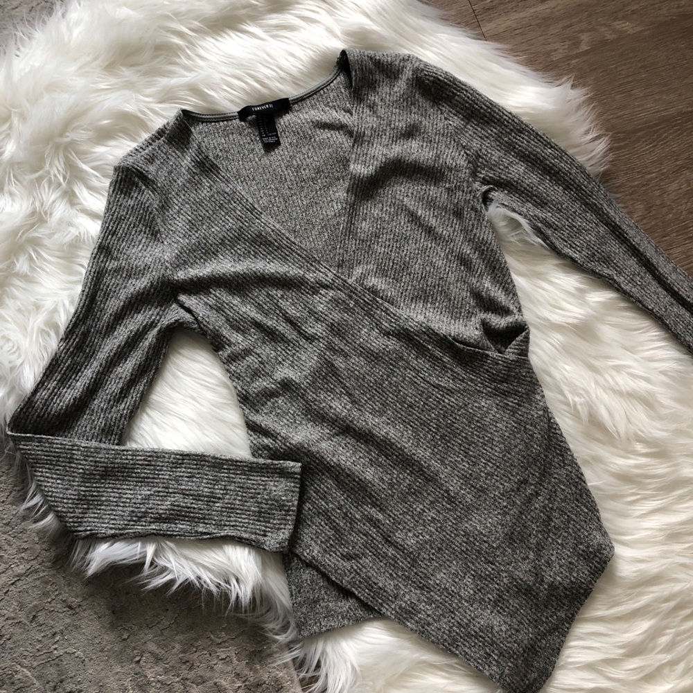 Forever 21 wrap sweater (L)